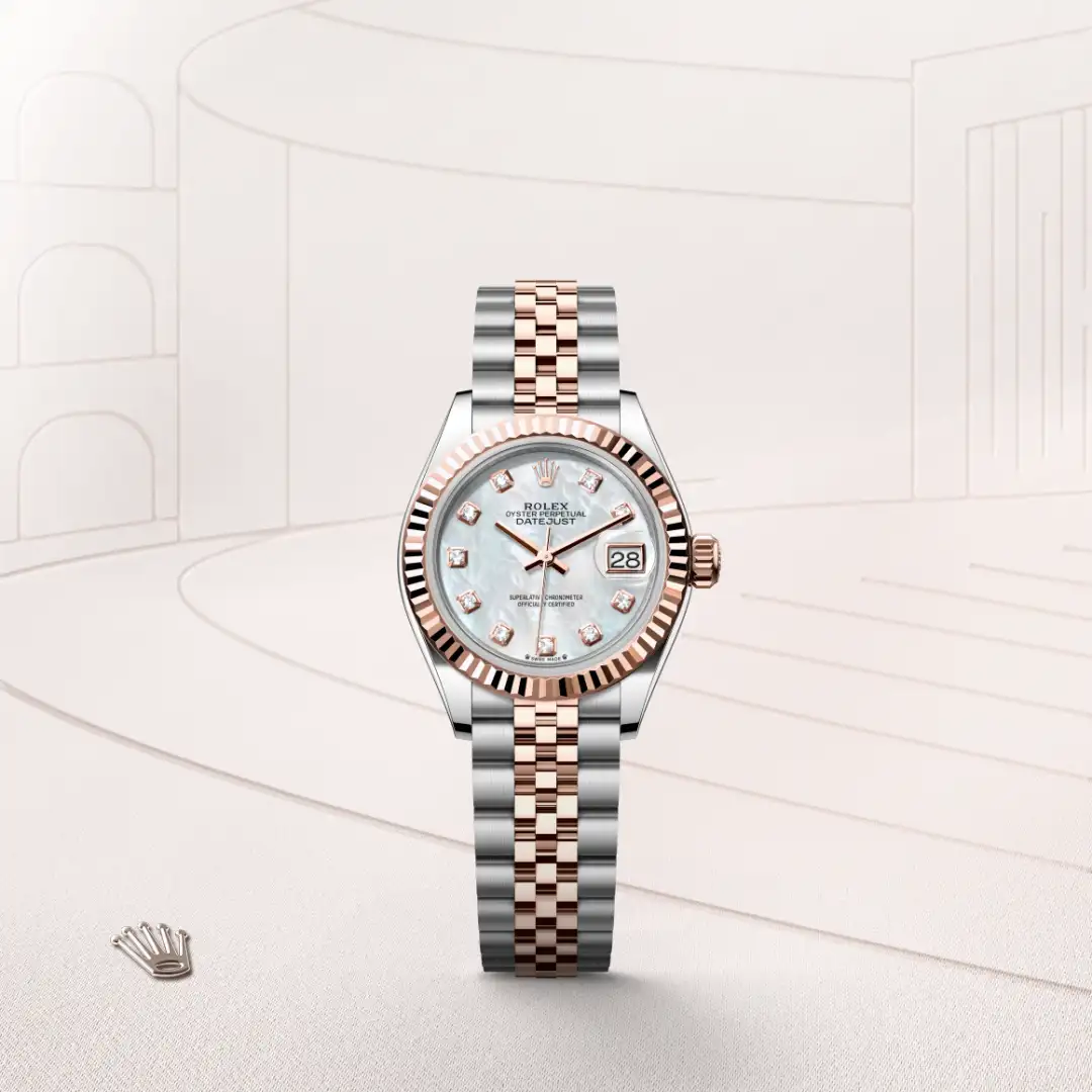 Rolex Lady-Datejust Everose Gold Rolesor Oystersteel, M279171-0013